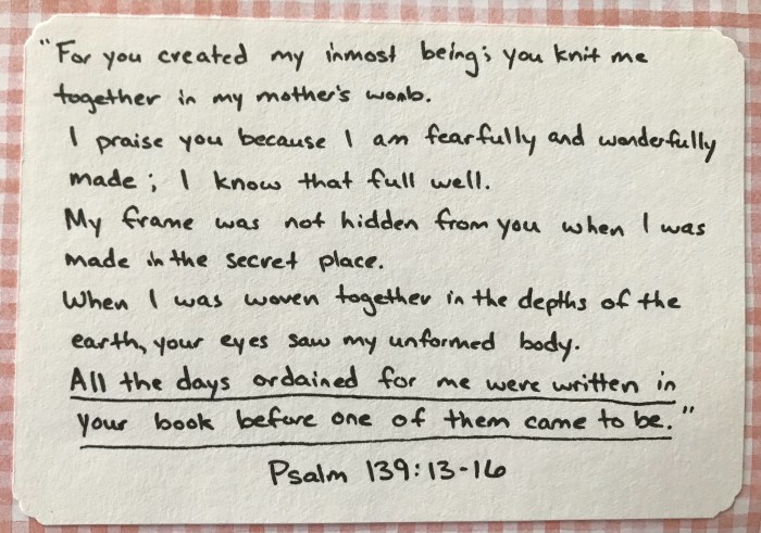 All the days ordained